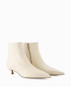 Sale Enkellaars Lenor Bootie Off White Dames Laarzen