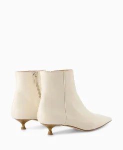 Sale Enkellaars Lenor Bootie Off White Dames Laarzen