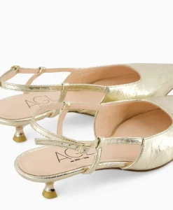 Best Pump Lenor Sling Goud Dames Pumps