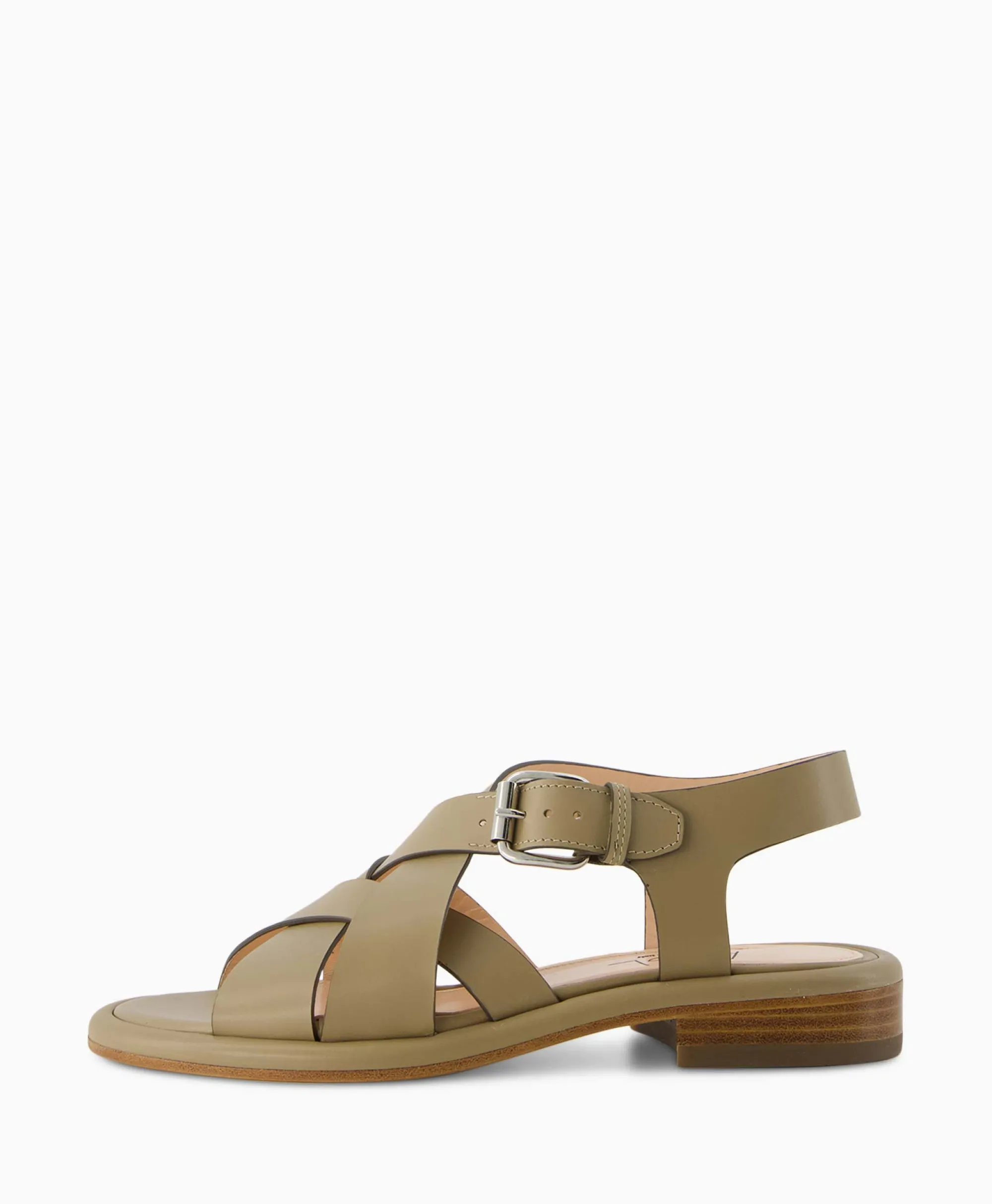 New Sandaal Zonder Hak Alison Multi Khaki Dames Sandalen