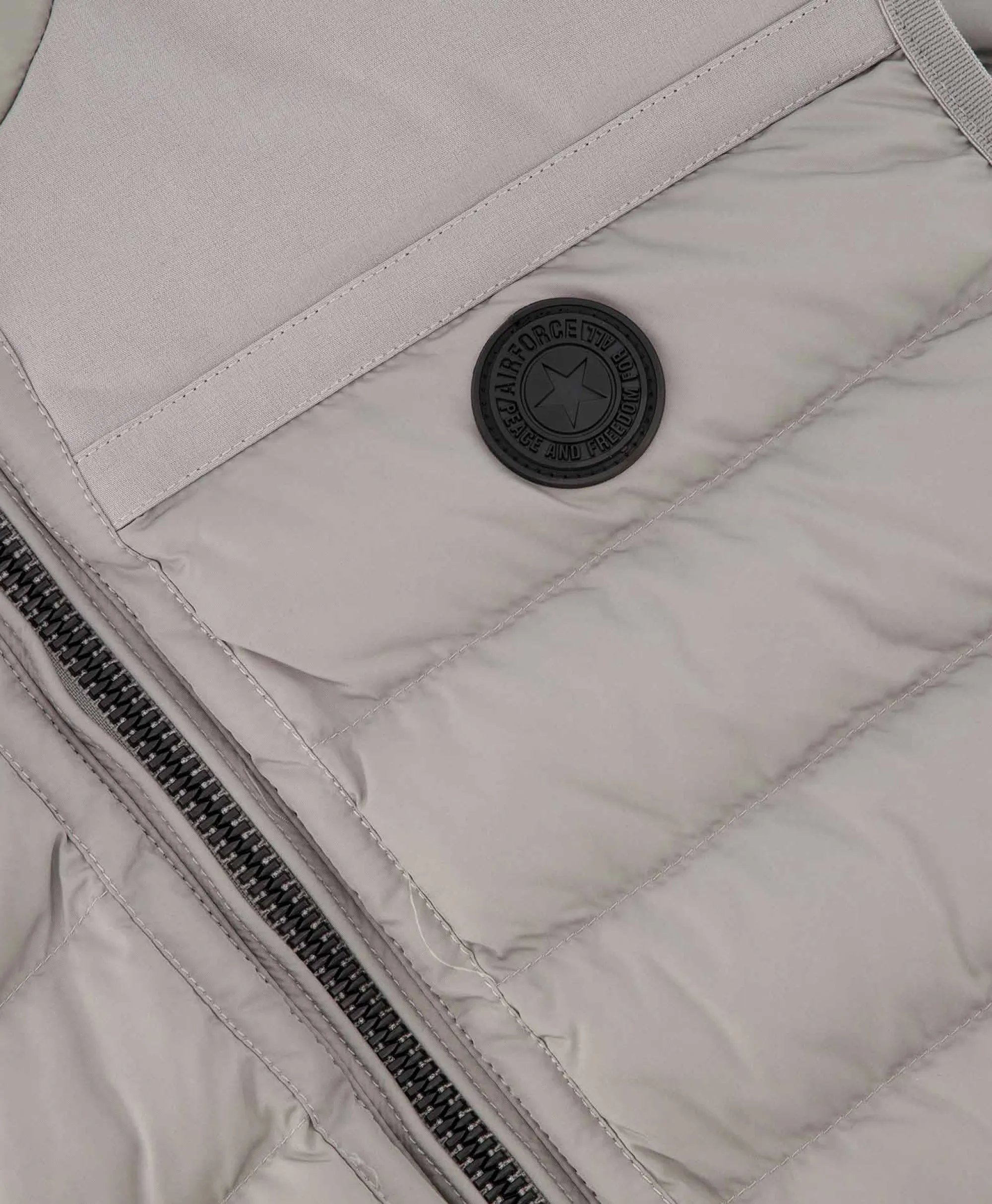 New Bodywarmer Padded Grijs Heren Jassen