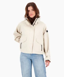 New Jack Mia Beige Dames Jassen
