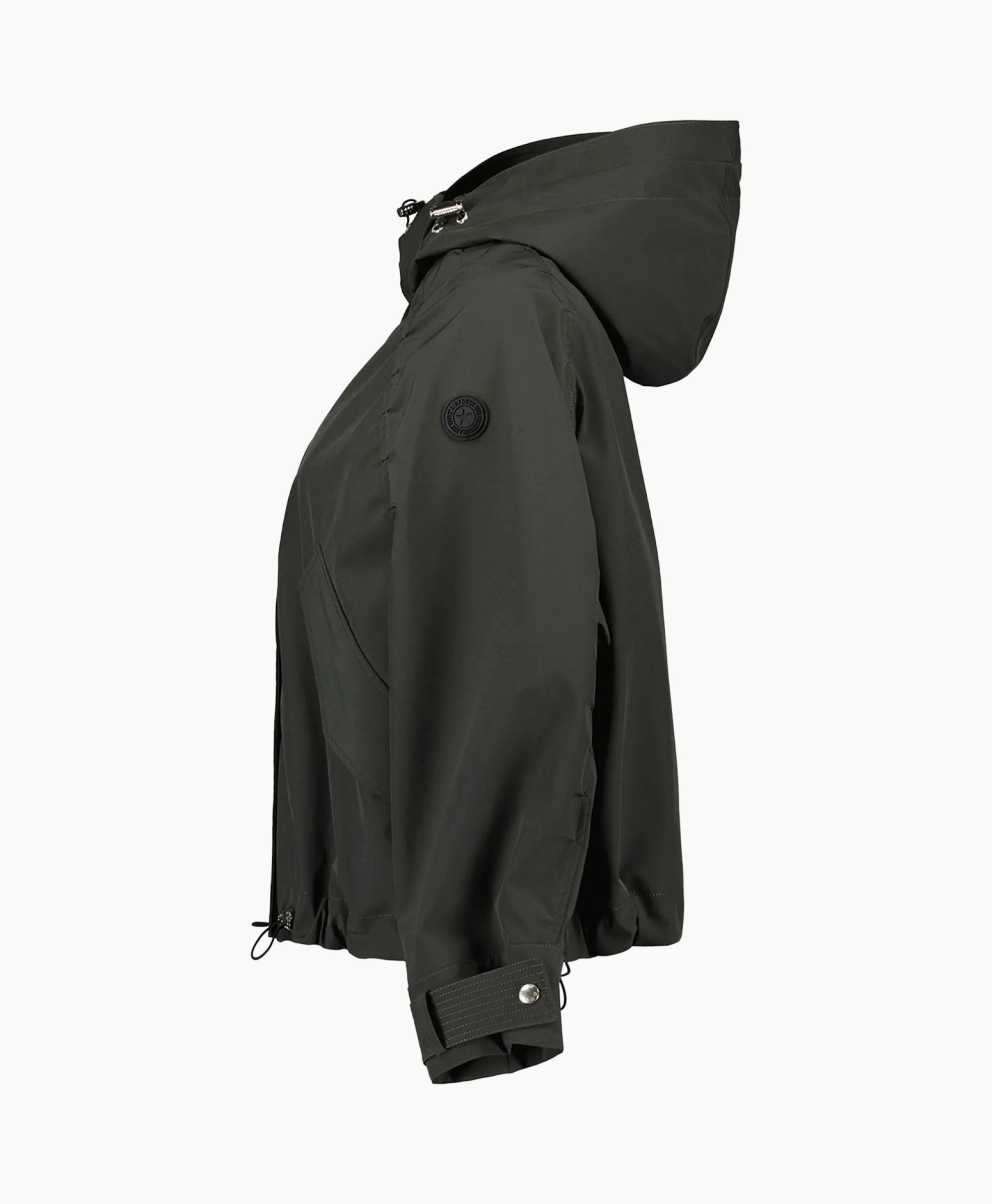 New Jack Oversized Softshell Zwart Dames Jassen