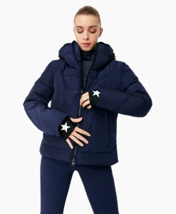 Discount Jas Big Sky Donker Blauw Dames Jassen