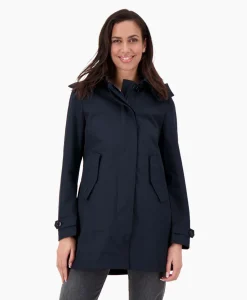 Airforce Parka Long Technical Shell Donker Blauw*Dames Jassen