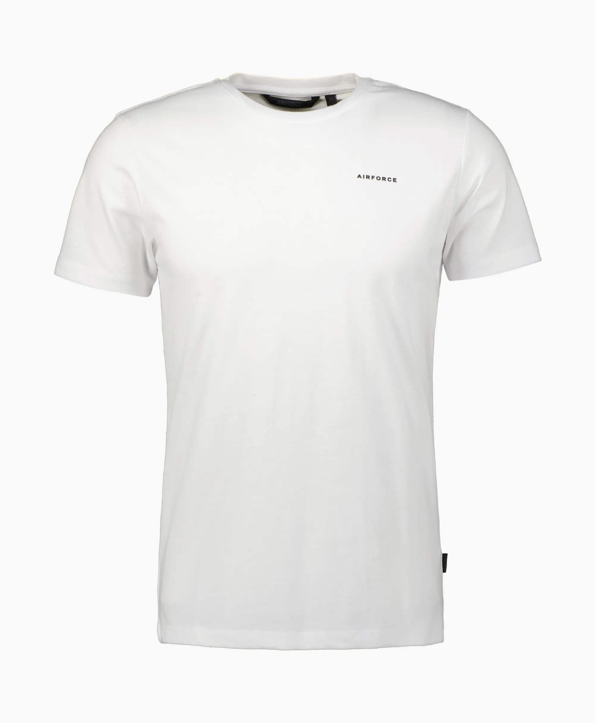 Outlet T-Shirt Korte Mouw Basic Wit Heren T-Shirts