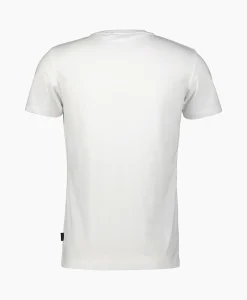 Outlet T-Shirt Korte Mouw Basic Wit Heren T-Shirts