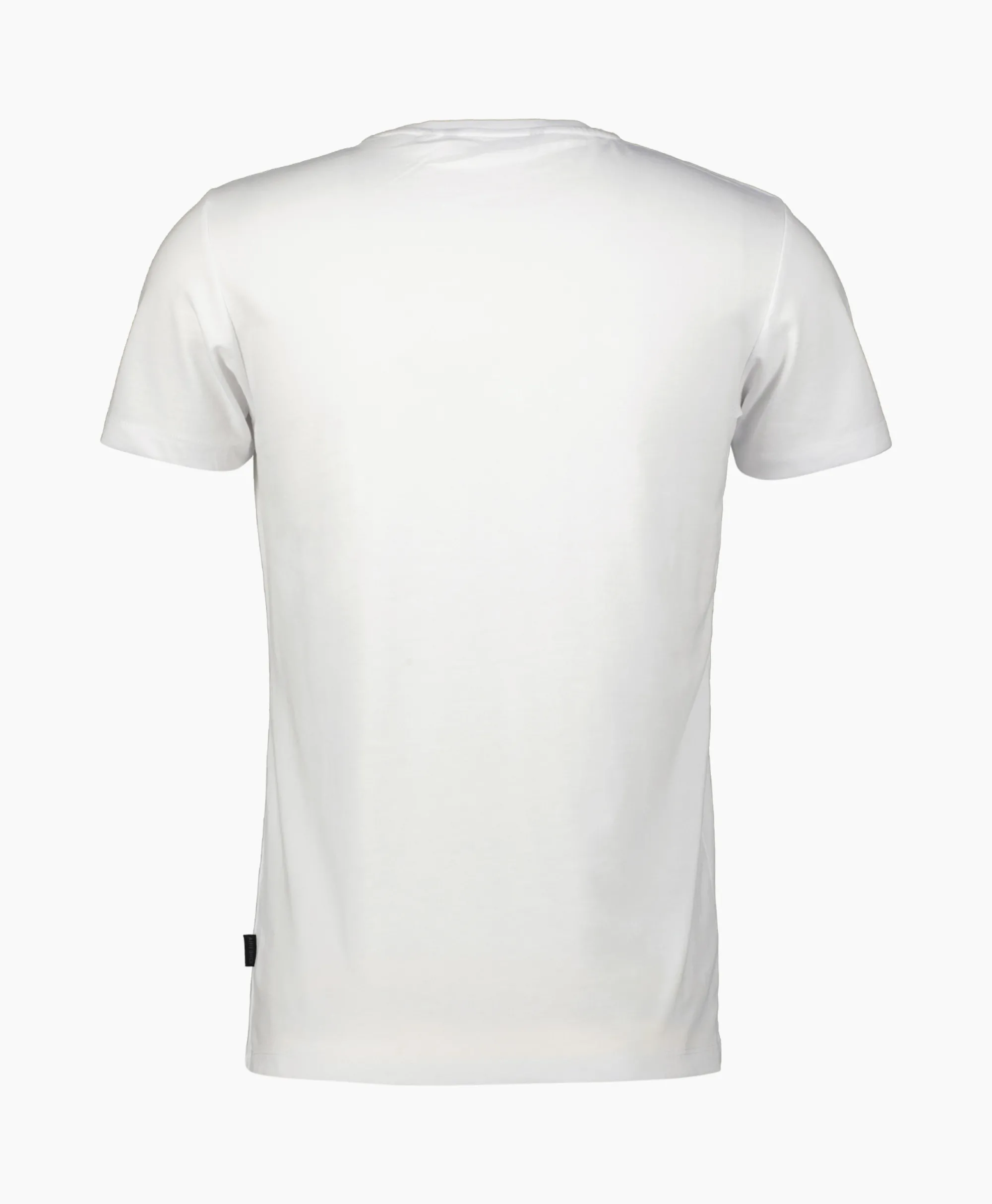 Outlet T-Shirt Korte Mouw Basic Wit Heren T-Shirts