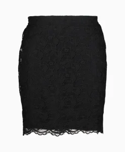 Online Minirok Ladies Woven Lace Mini Zwart Dames Rokken