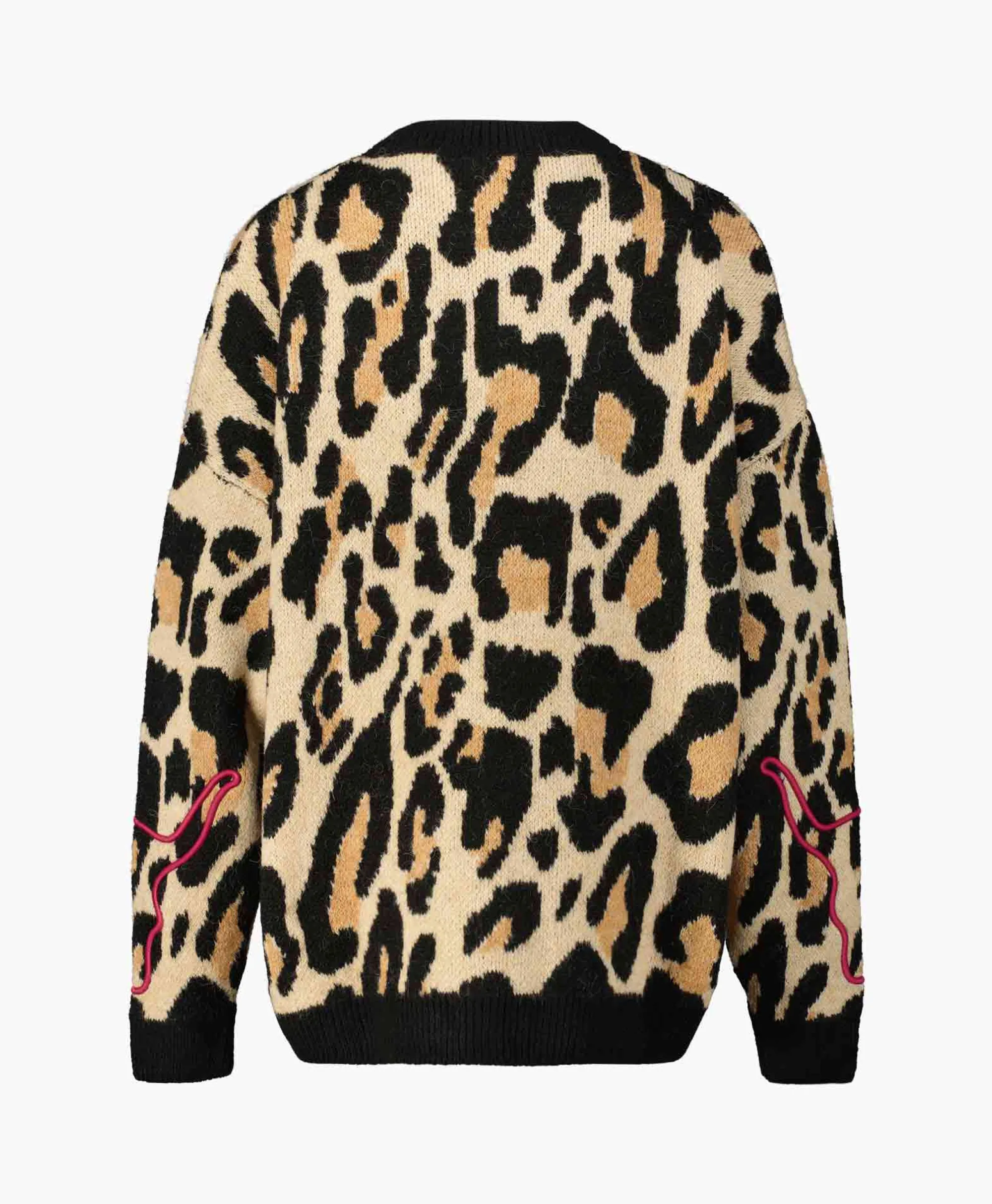Outlet Pullover Knitted Jaguar Bruin Dames Truien