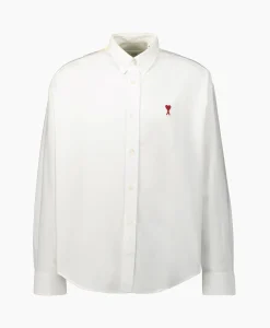 Outlet Overhemd Boxy Fit Wit Heren Overhemden