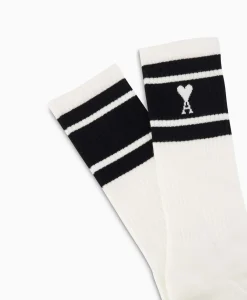 Clearance Sokken Adc Striped Zwart Heren Sokken