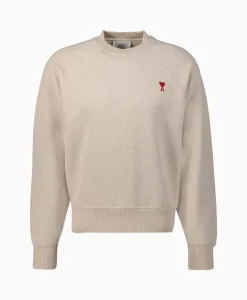 New Sweater Ami De Coeur Ecru Heren Truien