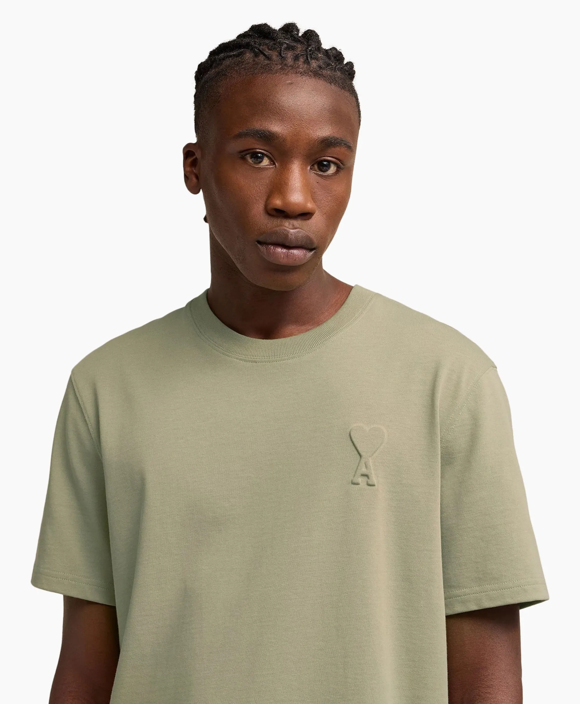 Discount T-Shirt Korte Mouw Adc Khaki Heren T-Shirts