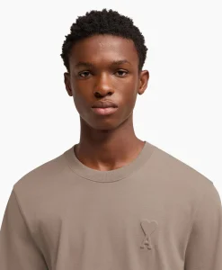 Best T-Shirt Korte Mouw Adc Taupe Heren T-Shirts