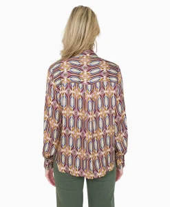 Clearance Blouse 32A05-03313 Beige Dames Blouses