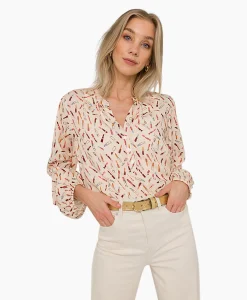 Sale Blouse 74A05-03220A Rood Dames Blouses