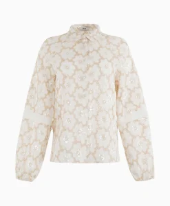 Anna Van Toor Blouse 17A05-03445A Zand*Dames Blouses