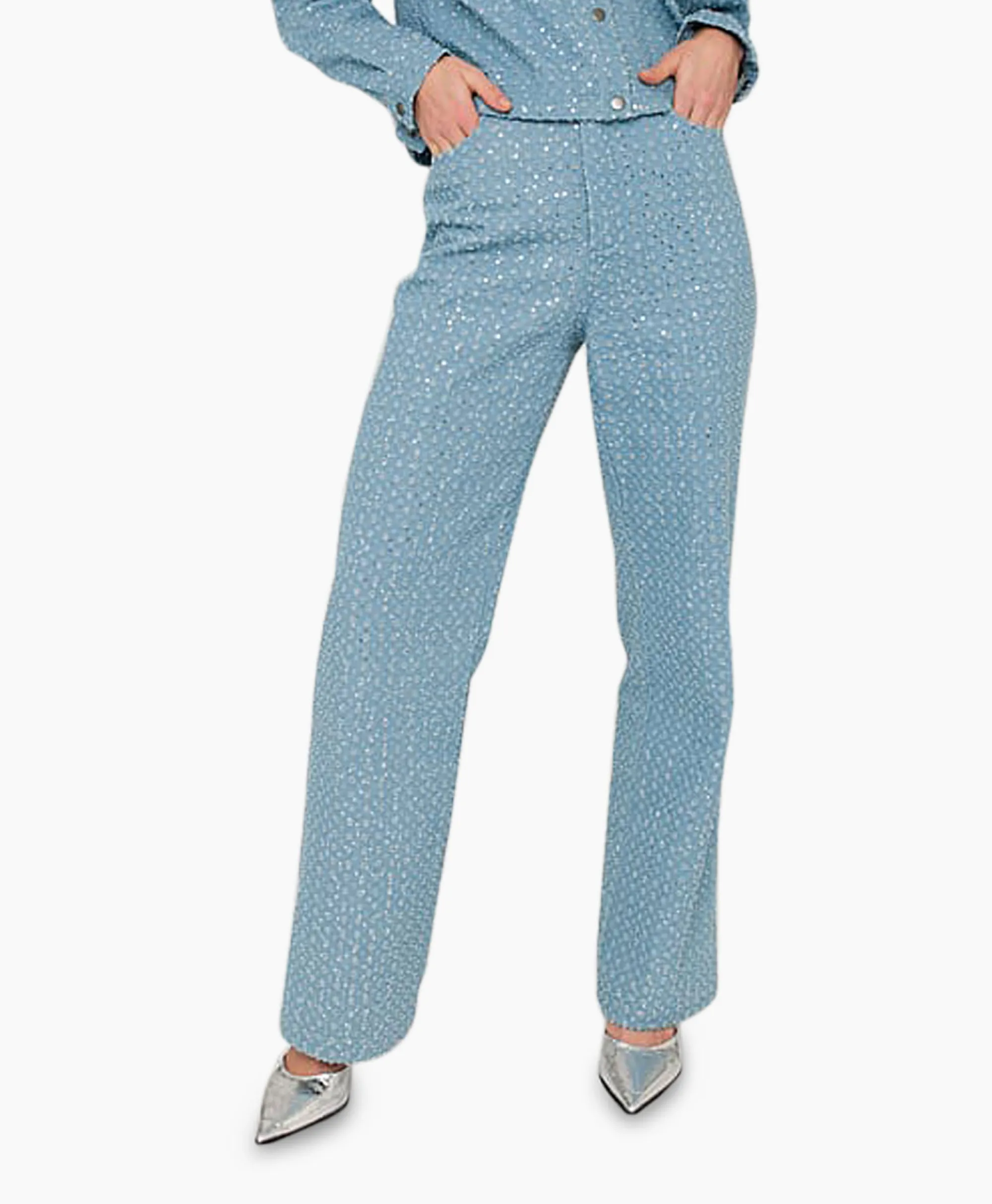 Best Jeans 17A02-03178A Blauw Dames Broeken