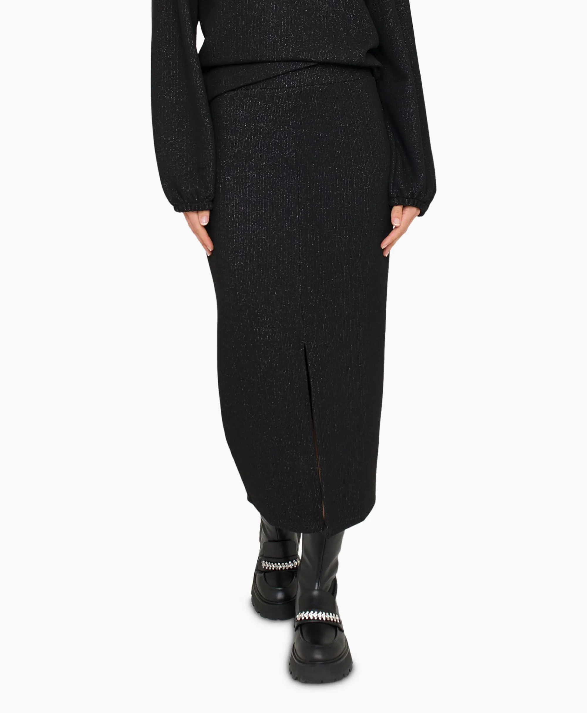 Discount Rok 43A03-02651 Zwart Dames Rokken