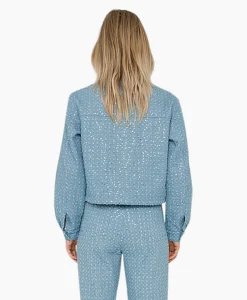 Clearance Spijkerjas 17A01-02612 Blauw Dames Blouses