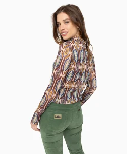 Best T-Shirt 26A04-03587A Blauw Dames T-Shirts & Tops