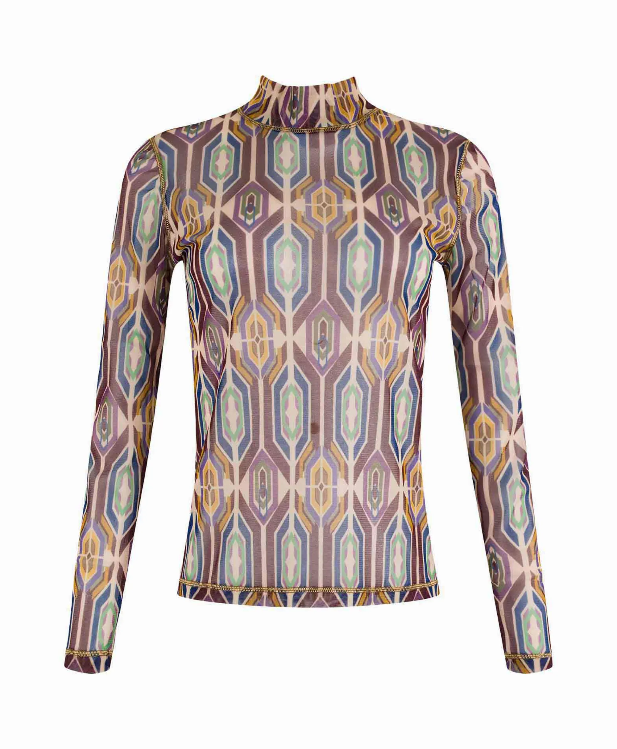 Best T-Shirt 26A04-03587A Blauw Dames T-Shirts & Tops