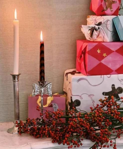 Clearance Accessoires Lady Bow Candle Holder Zilver Lifestyle Lifestyle