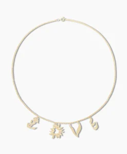 New Ketting Bonfire Choker Goud Dames Sieraden