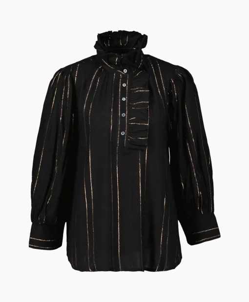 Antik Batik Blouse Edward Zwart*Dames Blouses