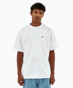 New T-Shirt Korte Mouw Heart Rings Back Print Wit Heren T-Shirts