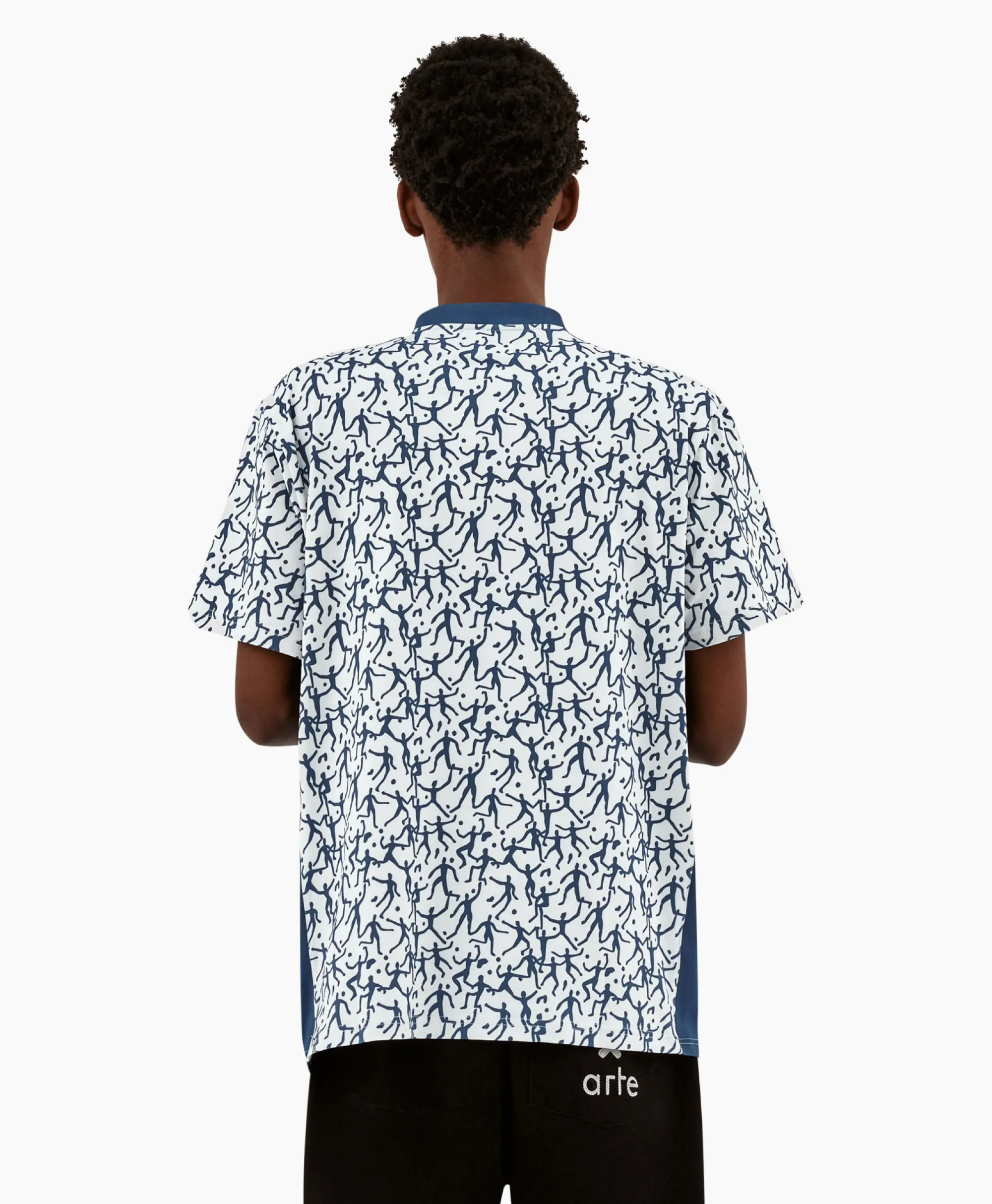 New T-Shirt Korte Mouw Printed Futebol Wit Heren T-Shirts