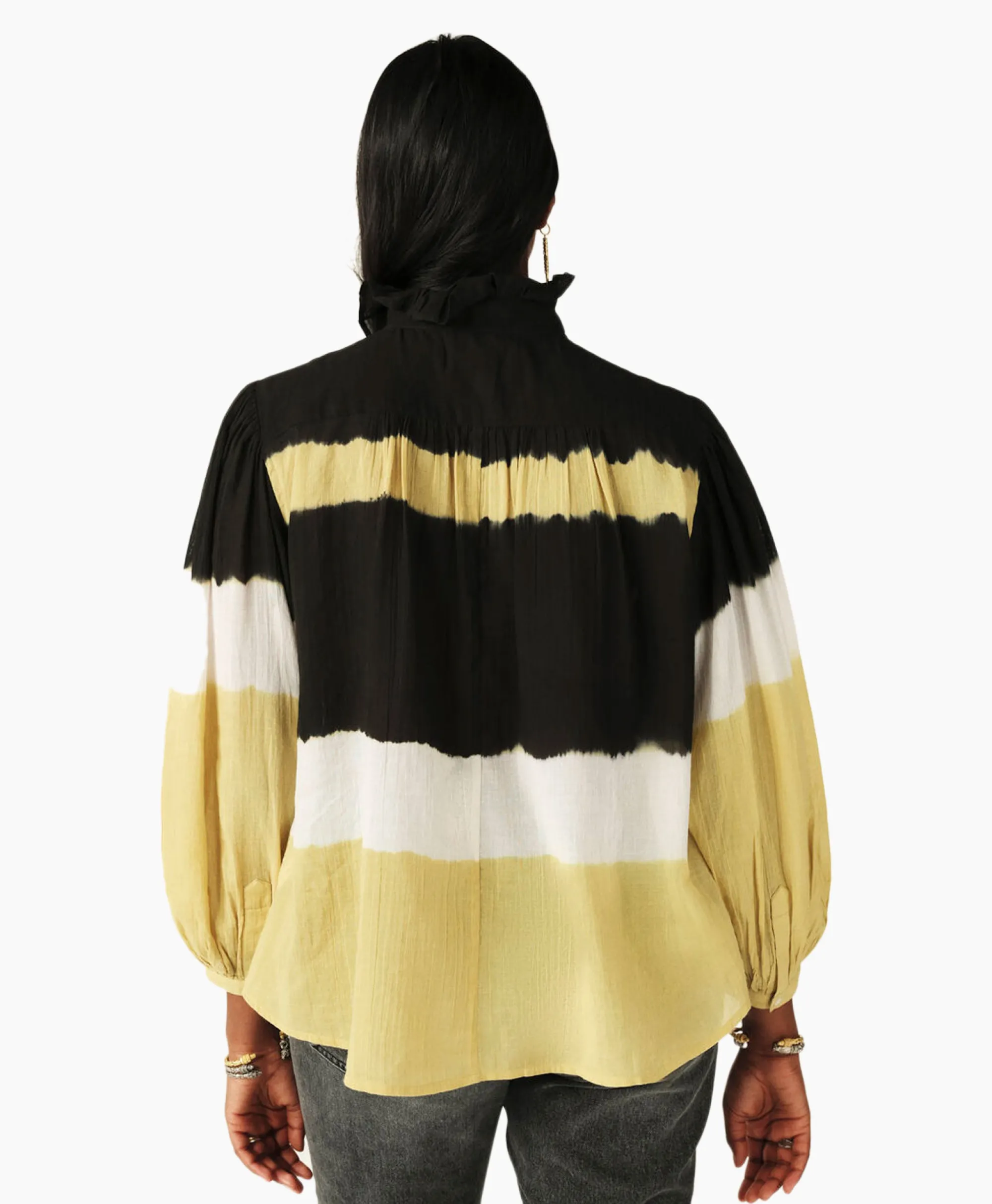 Discount Ba&Sh Blouse Harvey Geel Dames Blouses