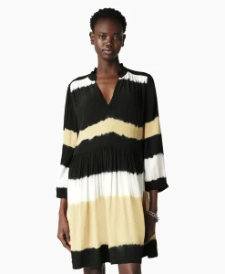 Outlet Ba&Sh Mini Jurk Vlada Geel Dames Jurken