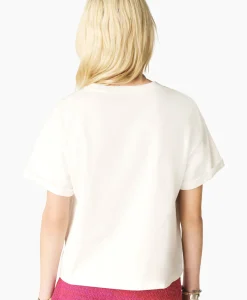 Discount Ba&Sh T-Shirt Korte Mouw Rosie Ecru Dames T-Shirts & Tops