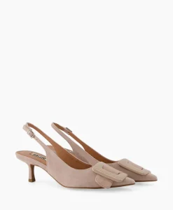 Discount Pump Dandy 55 Ecru Dames Pumps
