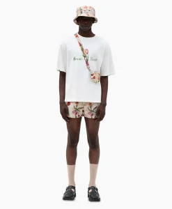 Bram's Fruit T-Shirt Korte Mouw Tulip Aquarel Wit Heren T-Shirts