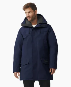 Outlet Gewatteerde Jas Langford Parka Blauw Heren Jassen