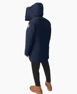 Outlet Gewatteerde Jas Langford Parka Blauw Heren Jassen