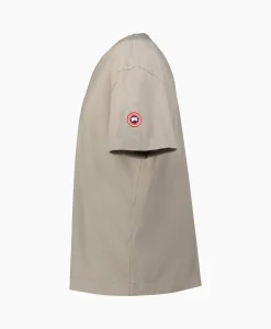 Outlet Sweater Gladstone Relaxed Longsleeve Beige Heren Truien