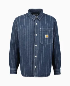 Discount Overshirt Orlean Donker Blauw Heren Jassen