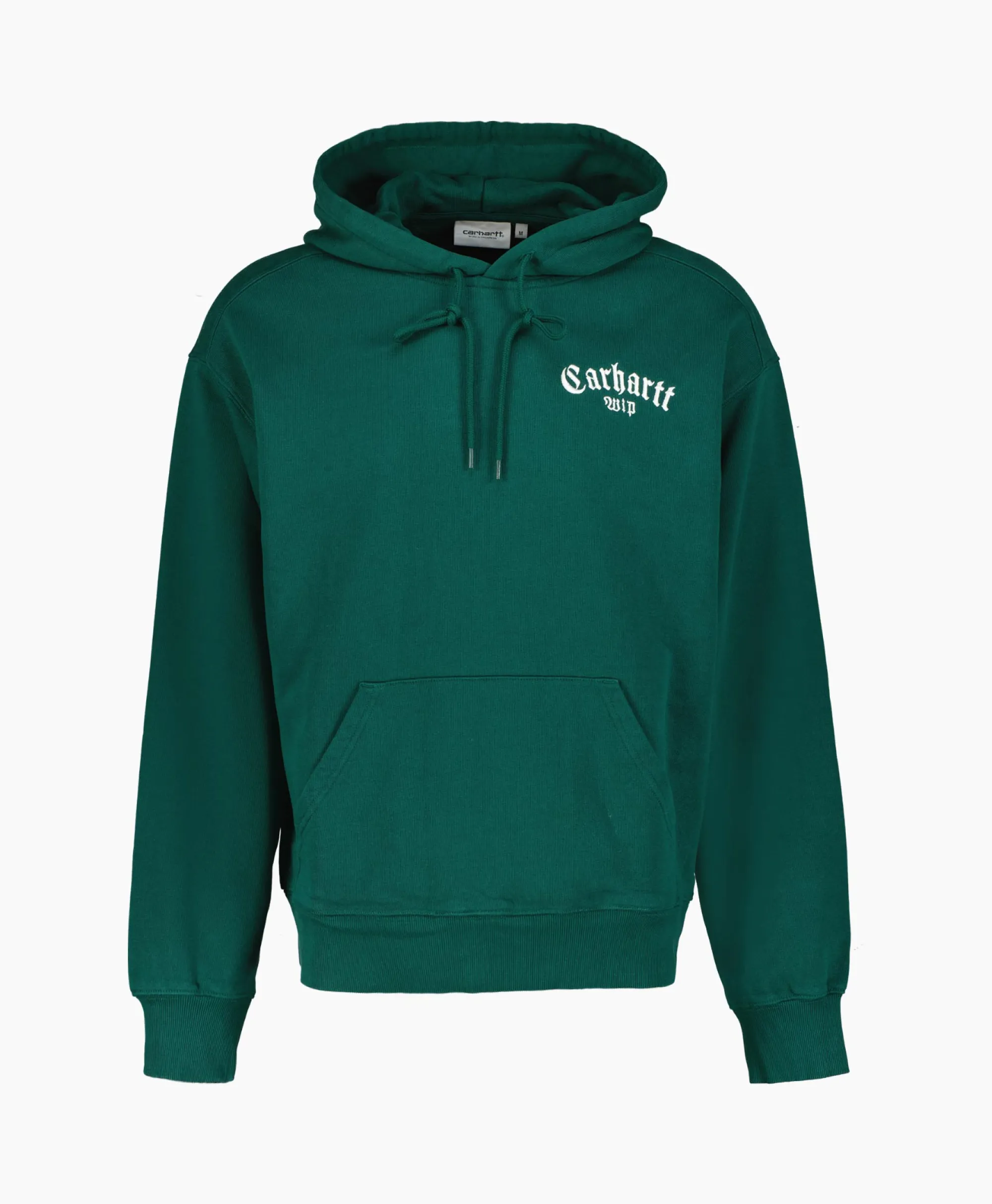 Sweater Hooded Onyx Script Groen Heren Truien