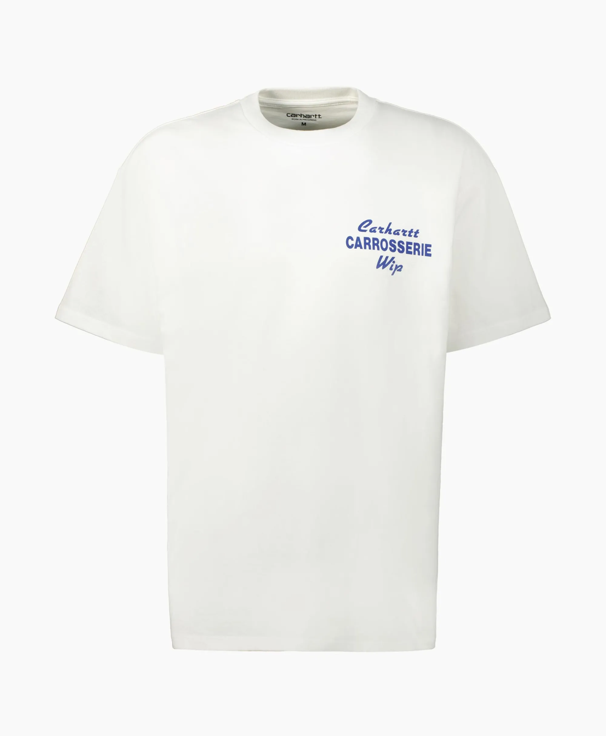Online T-Shirt S/S Mechanics Organic Cotton Wit Heren T-Shirts