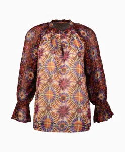 Clearance Blouse Lena Bordeaux Dames Blouses