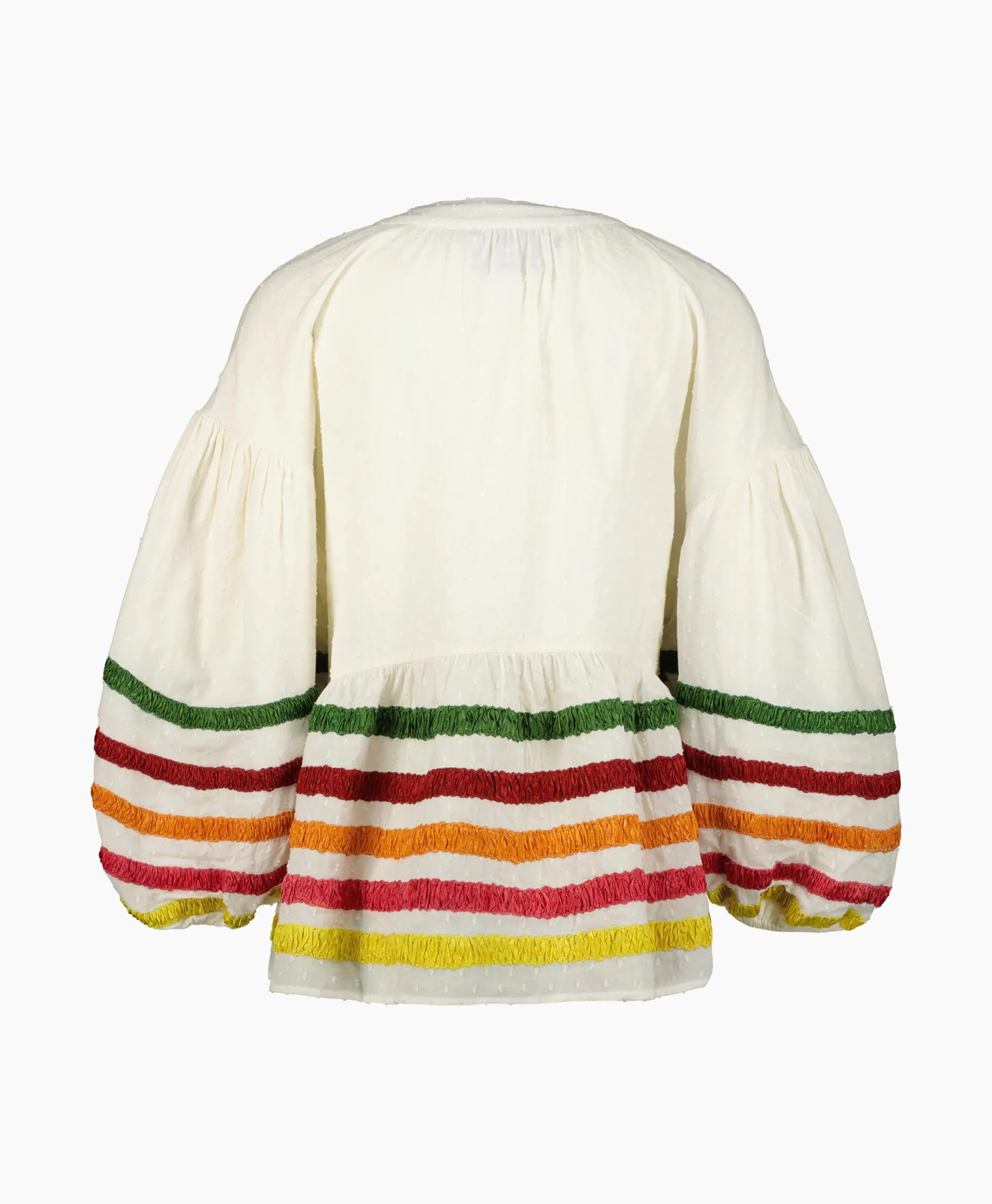 Sale Blouse Liberty Embroidered Off White Dames Blouses