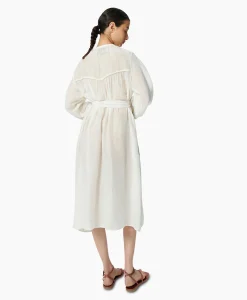 Online Maxi Jurk Daisy Embroidered Blauw Dames Bruiloftskleding