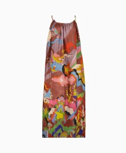 Outlet Maxi Jurk Rain Bordeaux Dames Bruiloftskleding