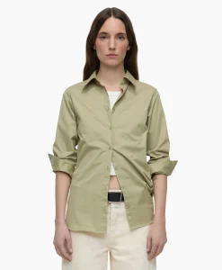 Discount Blouse Waisted Beige Dames Blouses