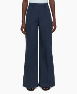 Discount Pantalon Veola Blauw Dames Broeken