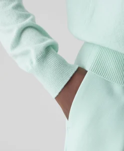 Hot Pullover Polo Longsleeve Groen Dames Truien